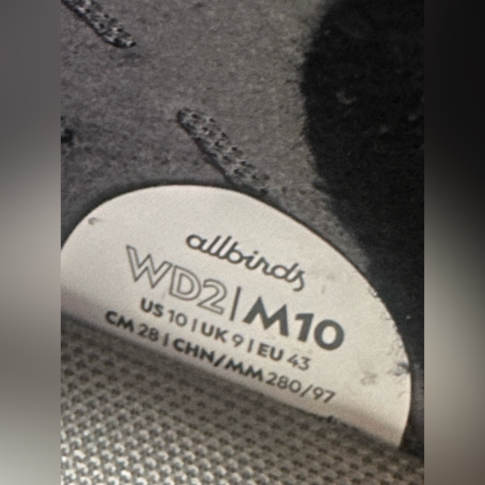 Allbirds Wool Dasher 2 Mizzle Men’s Shoes, Size 10 - Picture 3 of 10